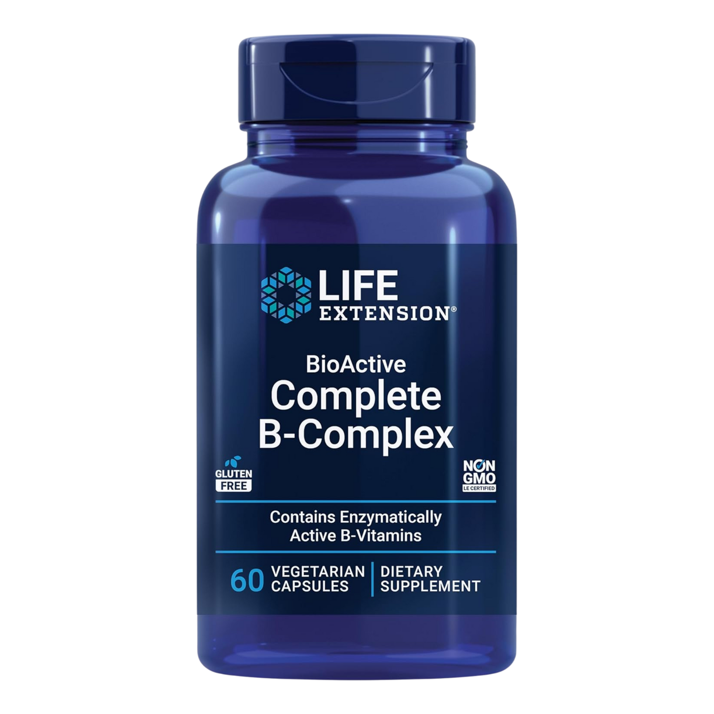BioActive Complete B-Complex – High Potency Methylated B Vitamins | 60 Capsules