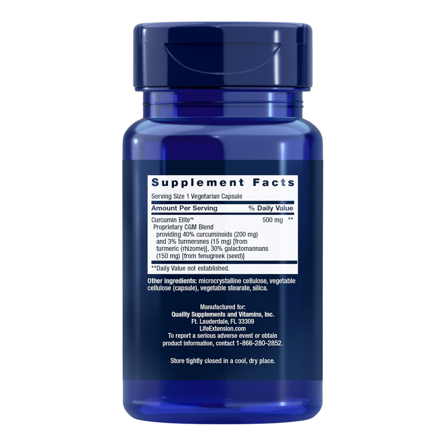 Curcumin Elite Turmeric Extract — 60 Vegetarian Capsules