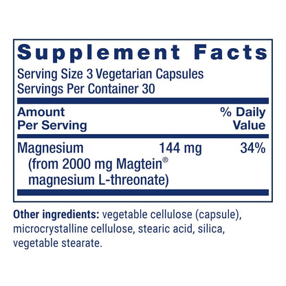 Neuro‑Mag Magnesium L‑Threonate – 90 Vegetarian Capsules