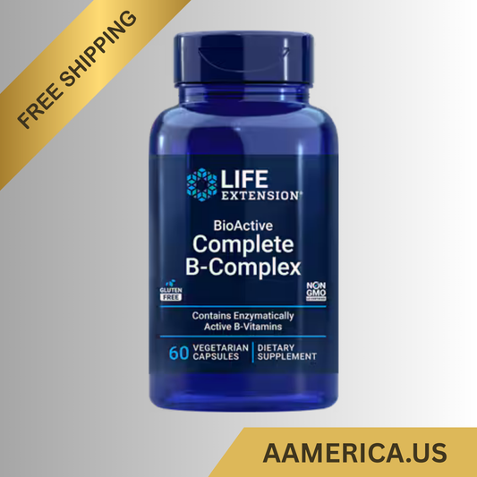 BioActive Complete B‑Complex – High-Potency Methylated B Vitamins