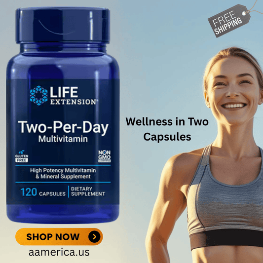 Two‑Per‑Day Multivitamin – Life Extension 120 Caps