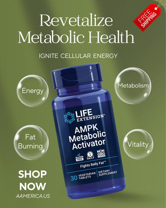 AMPK Metabolic Activator – Burn Belly Fat • Boost Metabolism • 30‑Veg Tabs