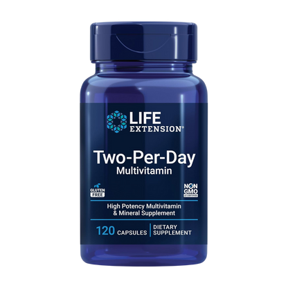 Two-Per-Day Capsules – High Potency Multivitamin, 120 Count