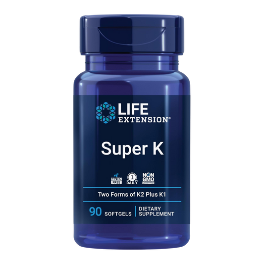 Super K – Triple Vitamin K Blend K1, MK‑4, MK‑7