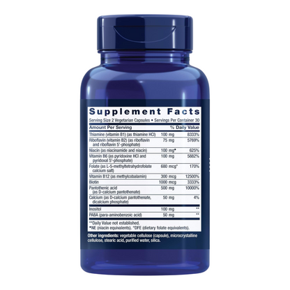 BioActive Complete B-Complex – High Potency Methylated B Vitamins | 60 Capsules