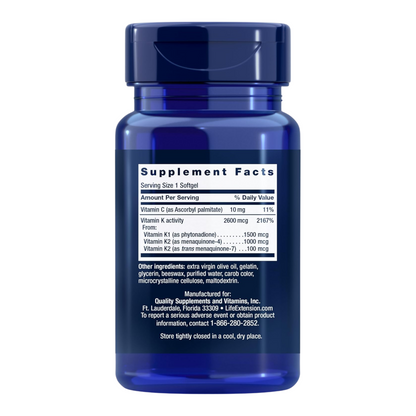 Super K – Triple Vitamin K Blend K1, MK‑4, MK‑7