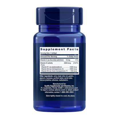 Super K – Triple Vitamin K Blend K1, MK‑4, MK‑7