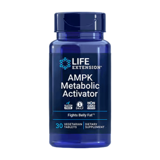 Life Extension AMPK Metabolic Activator – Burn Belly Fat • Boost Metabolism • 30‑Veg Tabs