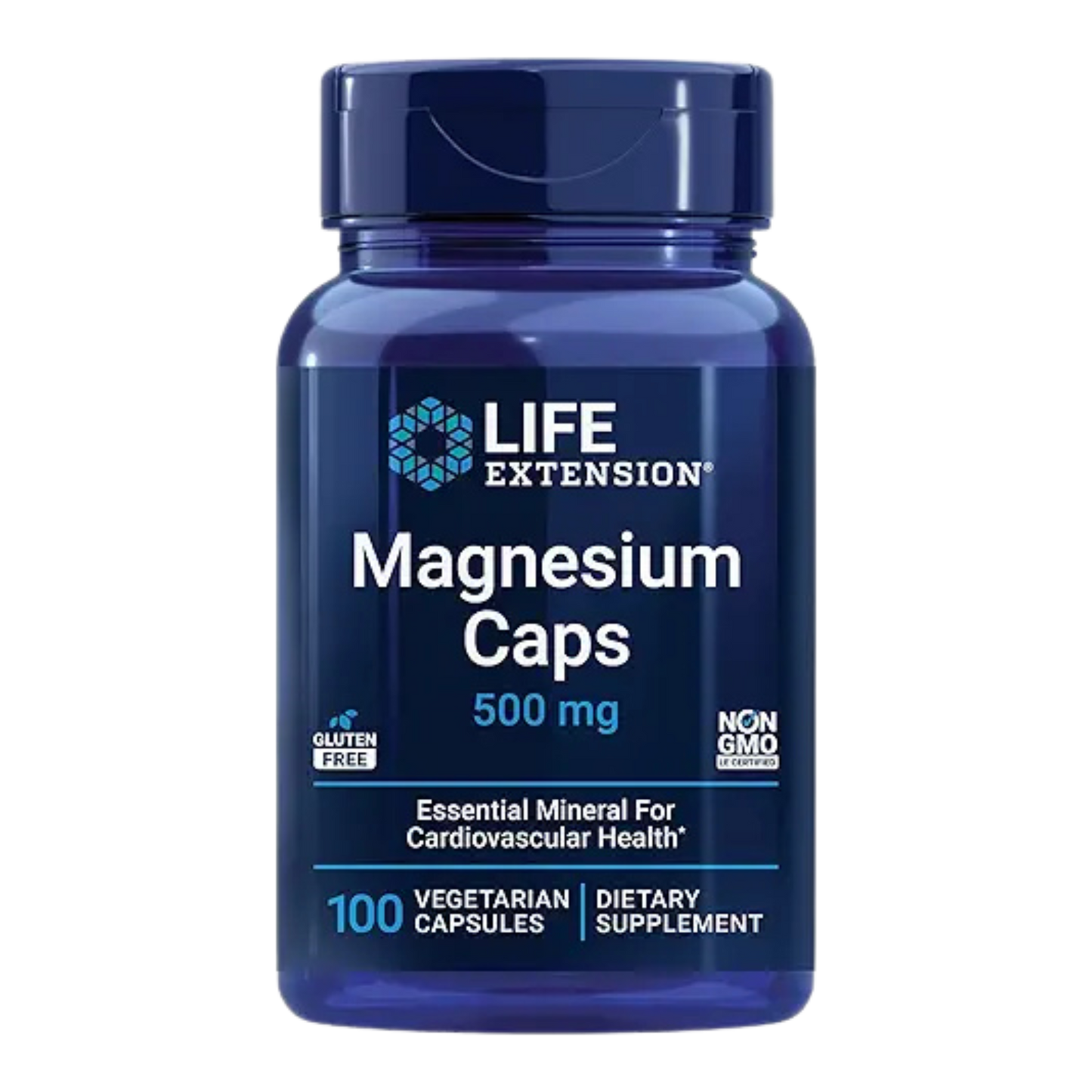 Magnesium Caps – 500 mg Triple-Blend, 100 Vegetarian Capsules
