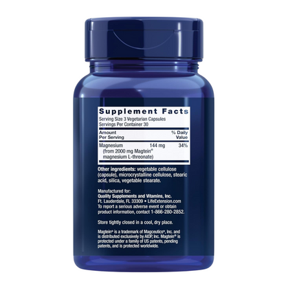 Neuro‑Mag Magnesium L‑Threonate – 90 Vegetarian Capsules