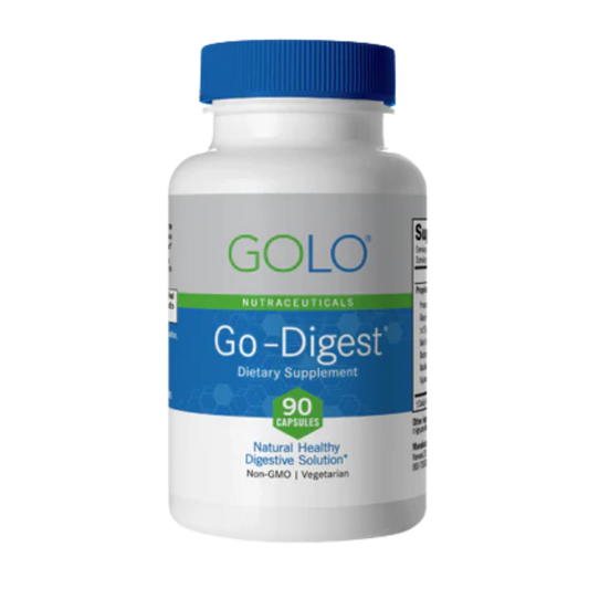 GOLO Go-Digest – Digestive Support Supplement, 90 Vegetarian Capsules