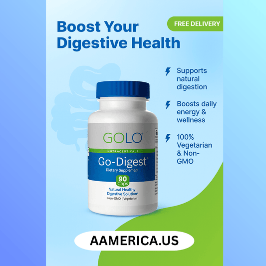 GOLO Go Digest – Plant Based Digestive Support | Enzymes Probiotic & Botanicals