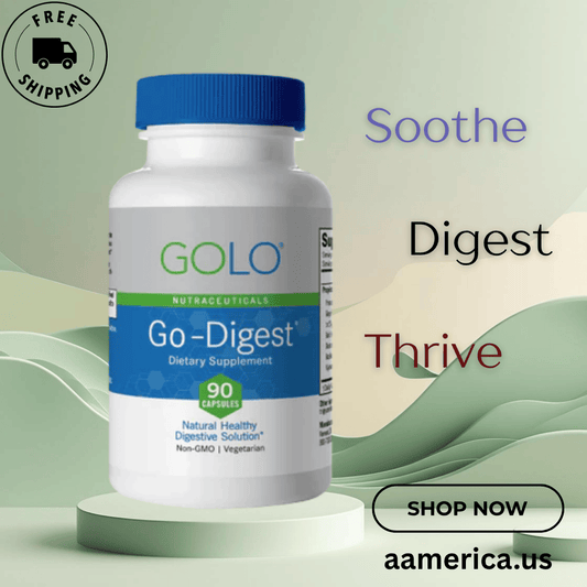 GOLO Go Digest – Plant Based Digestive Support | Enzymes Probiotic & Botanicals